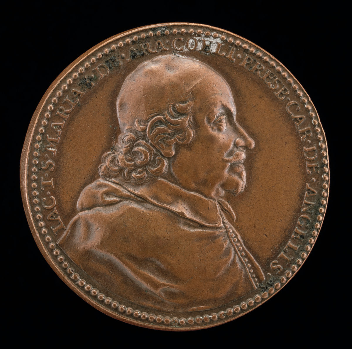 Cardinal Giacomo De Angelis, 1651-1695 [obverse] by Attributed to Ferdinand de Saint-Urbain (French, 1658 - 1738), 16X12"(A3)Poster Print