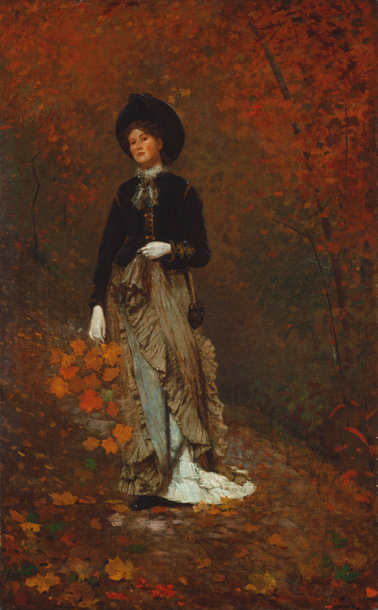Autumn by Winslow Homer (American, 1836 - 1910), 16X12"(A3)Poster Print