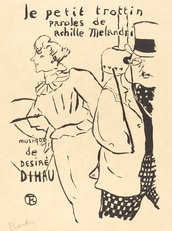 The Little Errand-Girl (Le petit trottin) by Henri de Toulouse-Lautrec (French, 1864 - 1901), 16X12