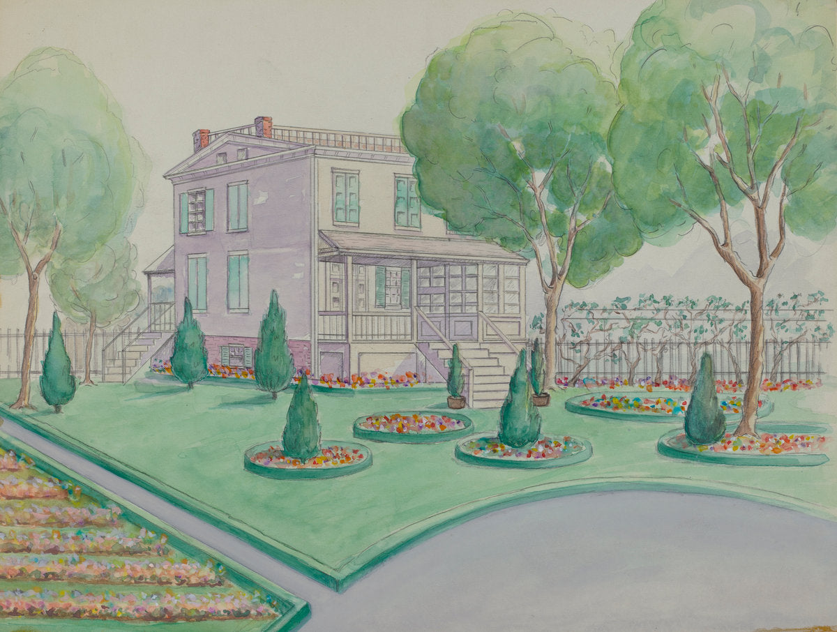 Caster Estate by Gladys Cook (American, active c. 1935), 16X12"(A3)Poster Print