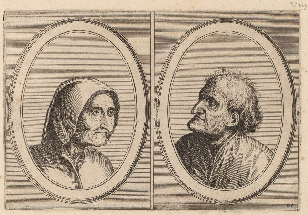 Ritze Stijn and "Schurckje Sonder-Baerdt" by Johannes and Lucas van Doetechum after Pieter Bruegel the Elder (Dutch, died 1605), 16X12"(A3)Poster Print
