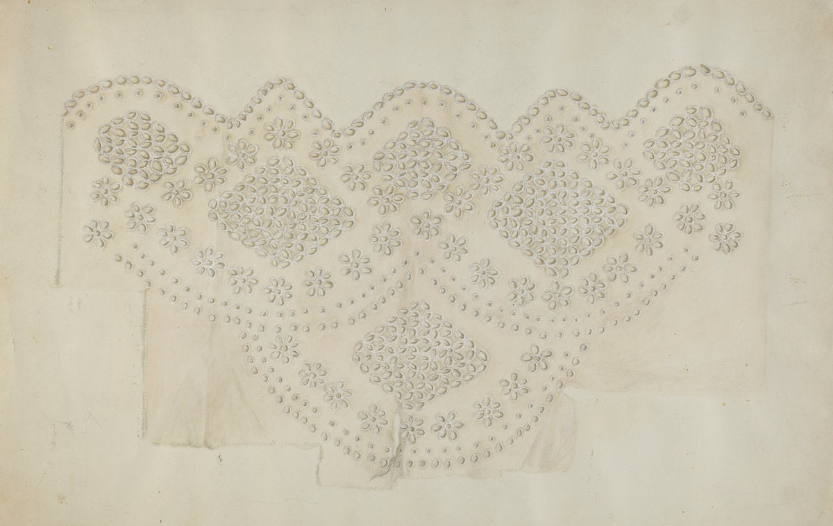 Embroidery by Henry Rasmusen (American, active c. 1935), 16X12"(A3)Poster Print
