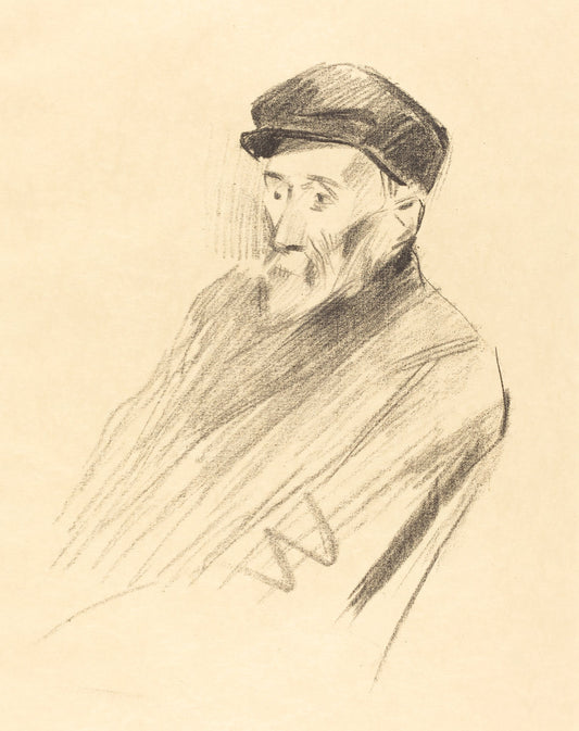 Renoir (third plate) by Jean-Louis Forain (French, 1852 - 1931), 16X12"(A3)Poster Print