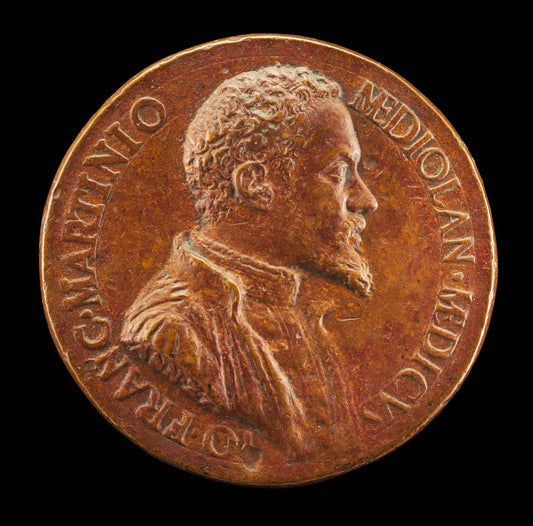 mid 16th century by Milanese 16th Century (Gianfrancesco Martinioni, Milanese Physician [obverse]), 16X12"(A3)Poster Print