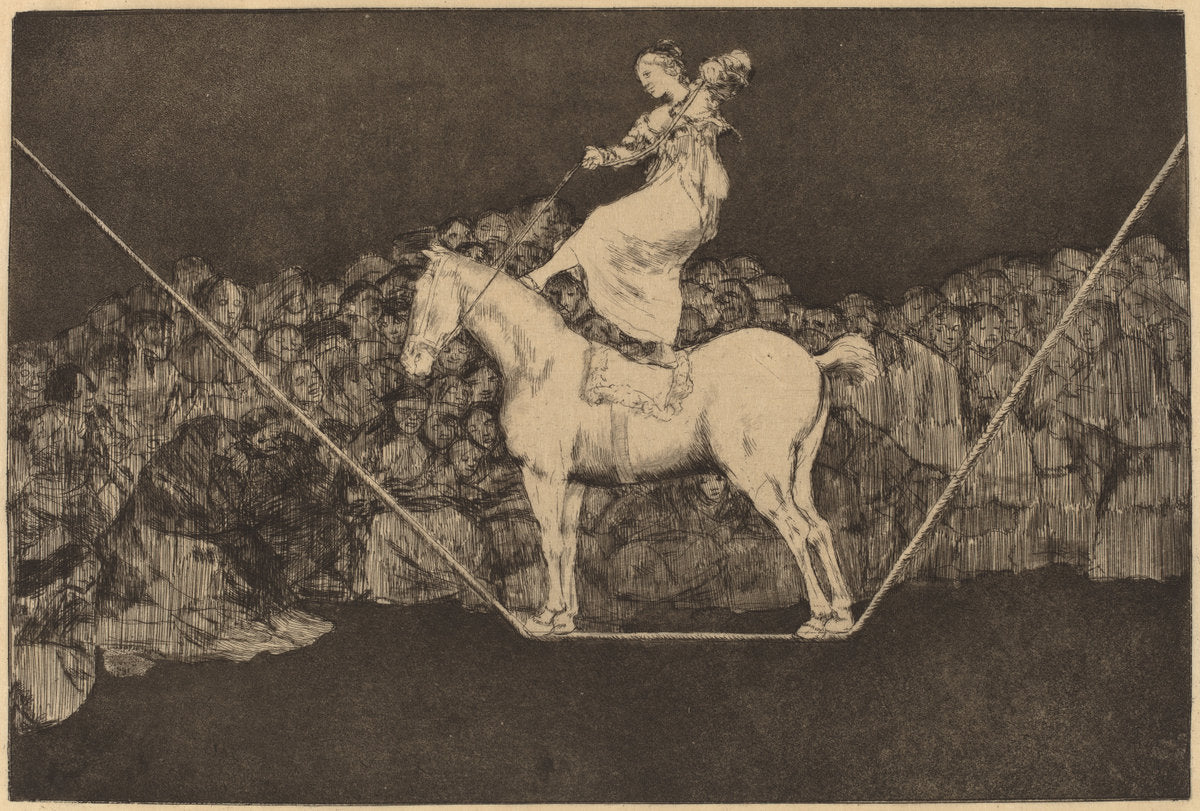 Disparate puntual (Sure Folly) by Francisco de Goya (Spanish, 1746 - 1828), 16X12"(A3)Poster Print