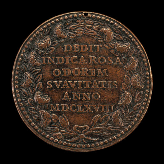 Beatification of Saint Rosa of Lima, 1586-1617, Beatified 1668, Canonized 1671 [reverse] by Gasparo Morone Mola (Milanese (?), active 1627 - 1669), 16X12"(A3)Poster Print