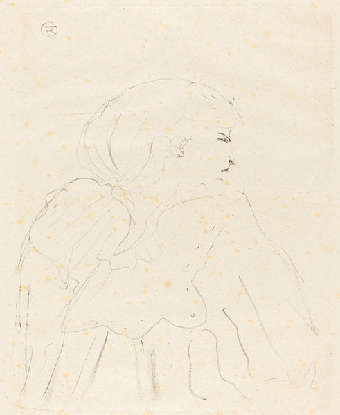 Cassive by Henri de Toulouse-Lautrec (French, 1864 - 1901), 16X12"(A3)Poster Print