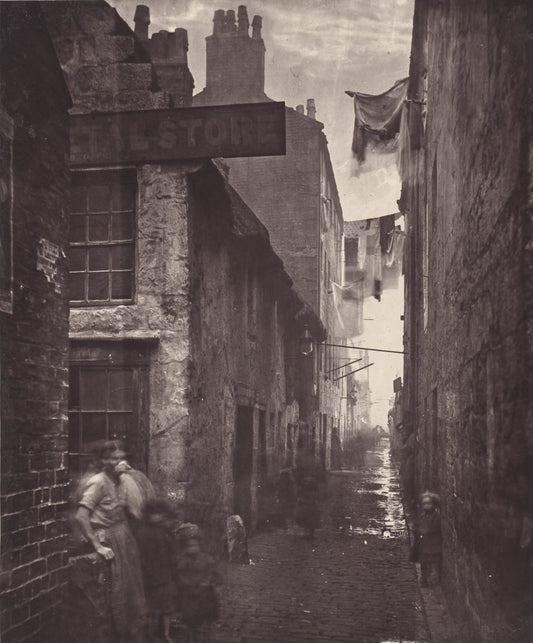 Old Vennel, Off High Street by Thomas Annan (Scottish, 1829 - 1887), 16X12"(A3)Poster Print