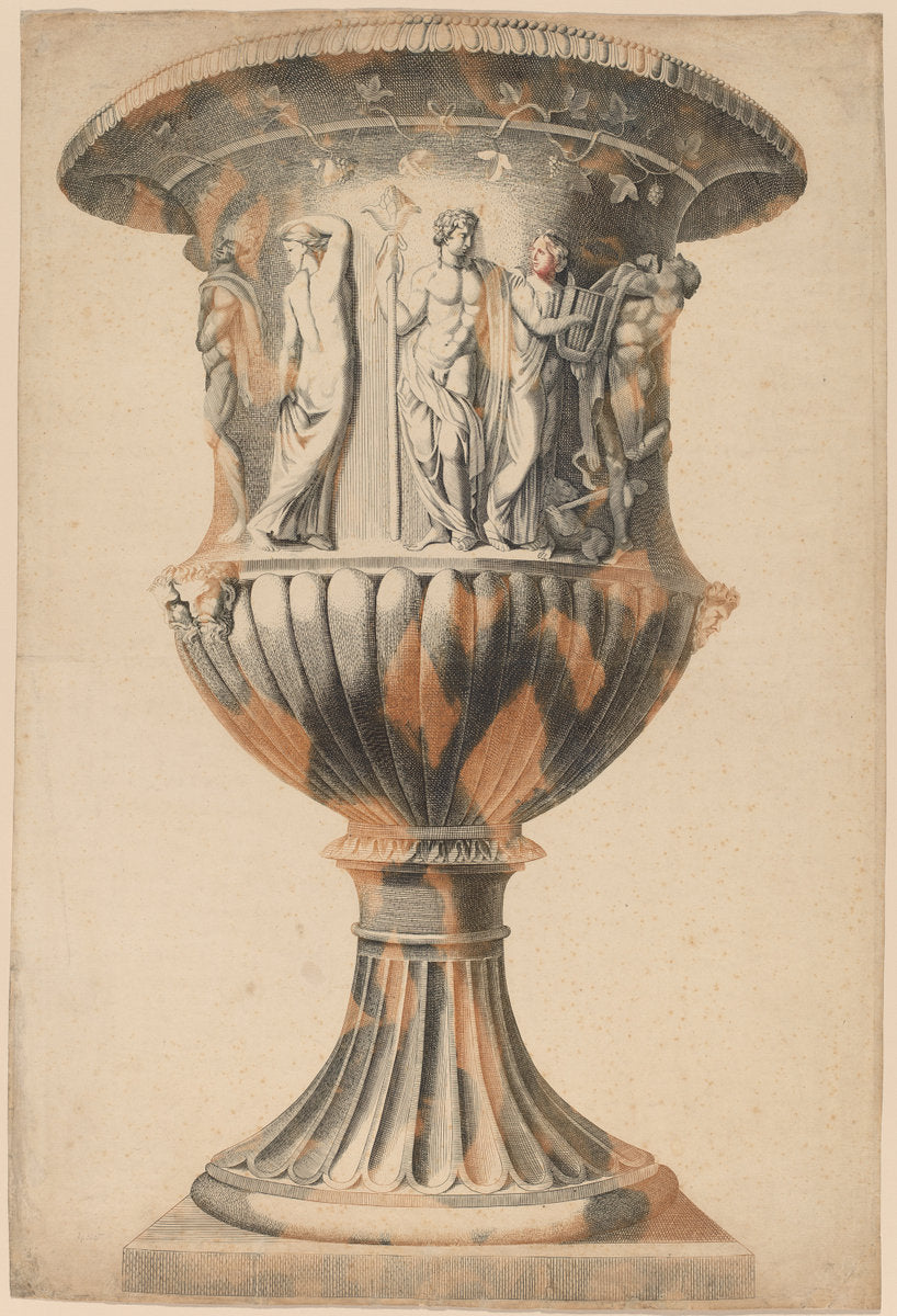 Grand Vase by Workshop of Johann Teyler (Dutch, 1648 - after 1697), 16X12"(A3)Poster Print