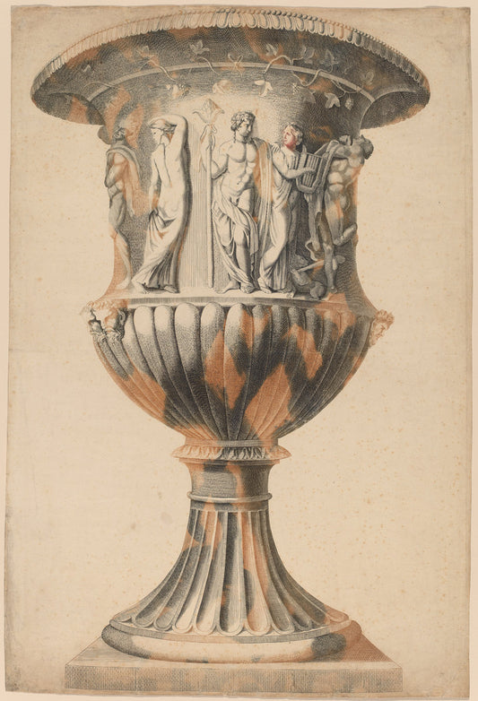 Grand Vase by Workshop of Johann Teyler (Dutch, 1648 - after 1697), 16X12"(A3)Poster Print