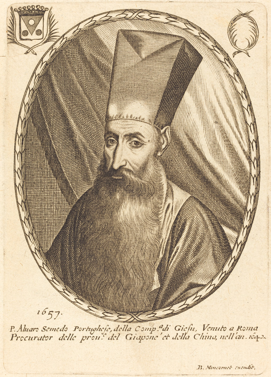 Aluaso Semedo by Balthasar Moncornet (French, c. 1600 - 1668), 16X12"(A3)Poster Print