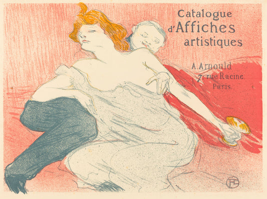 Debauchery (Débauche) by Henri de Toulouse-Lautrec (French, 1864 - 1901), 16X12"(A3)Poster Print