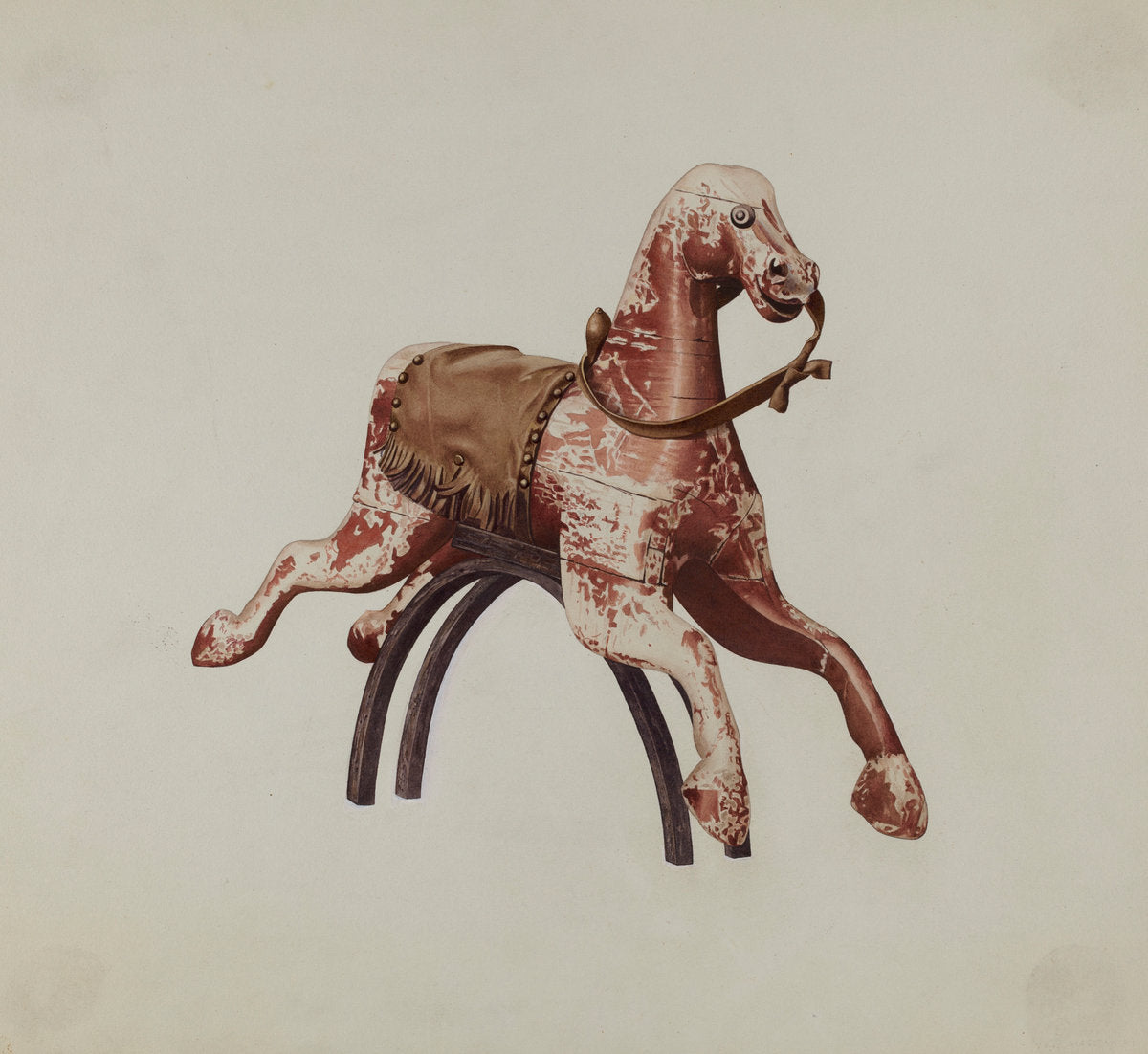 Rock Horse by Henry Tomaszewski (American, 1918 - 1998), 16X12"(A3)Poster Print
