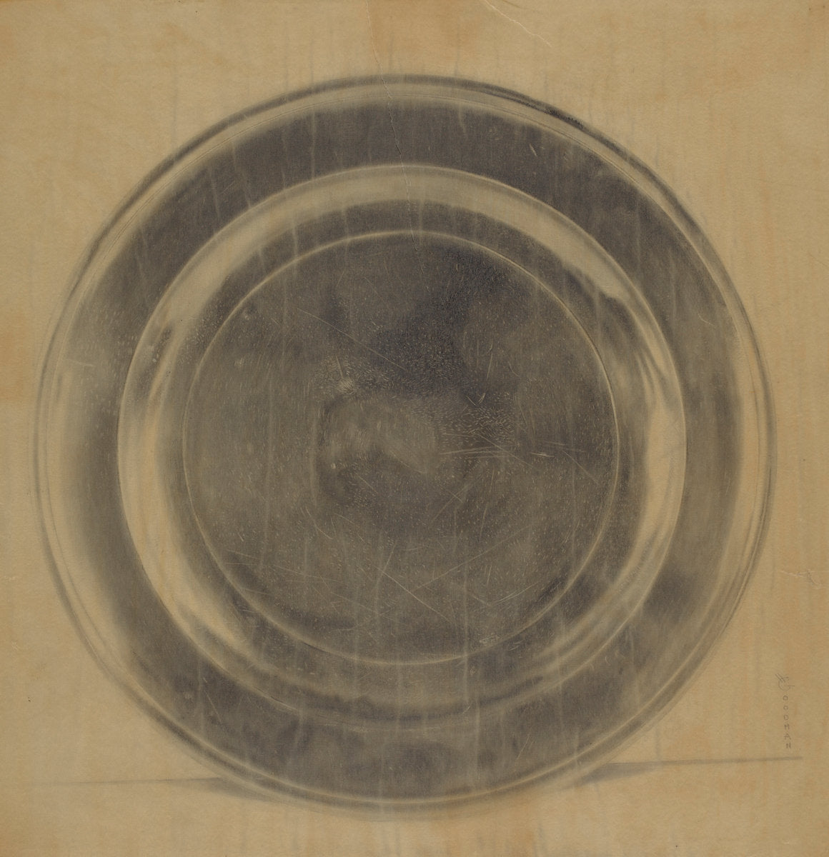 Pewter Platter by Harry Goodman (American, active c. 1935), 16X12"(A3)Poster Print