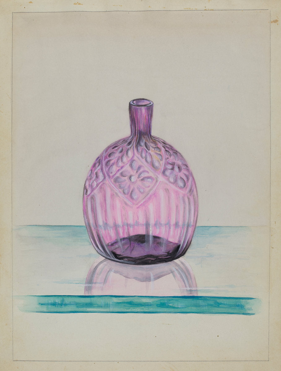 Bottle by S. Brodsky (American, active c. 1935), 16X12"(A3)Poster Print