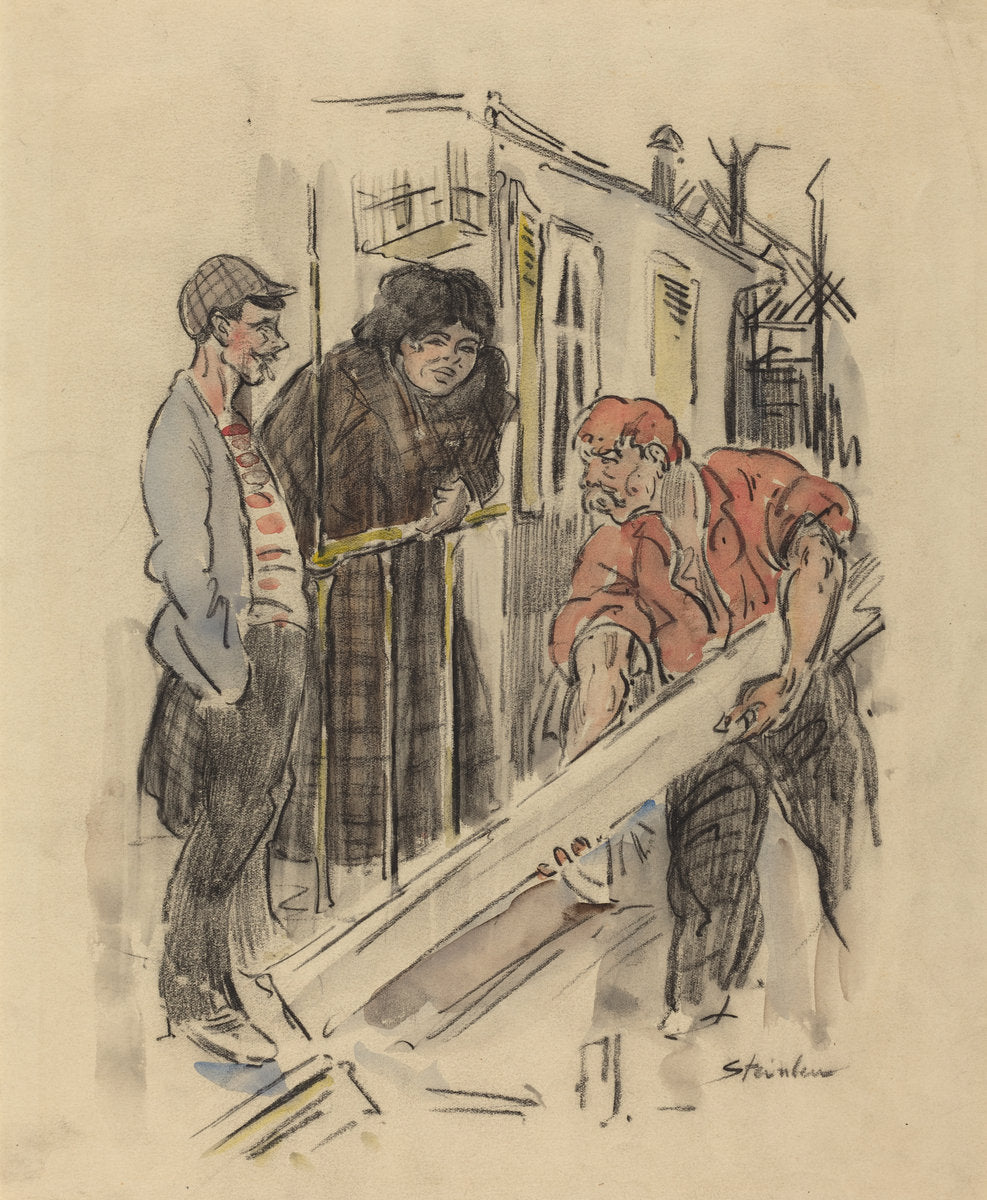 Gossips by Théophile Alexandre Steinlen (Swiss, 1859 - 1923), 16X12"(A3)Poster Print