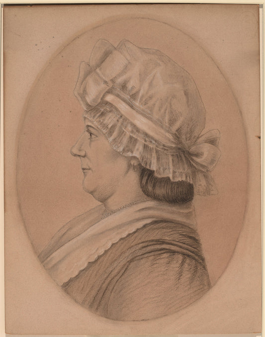 19th century by American 19th Century, after Charles B. J. Févret de Saint-Mémin (Mrs. Daniel (Elizabeth Marius) Kemper), 16X12"(A3)Poster Print