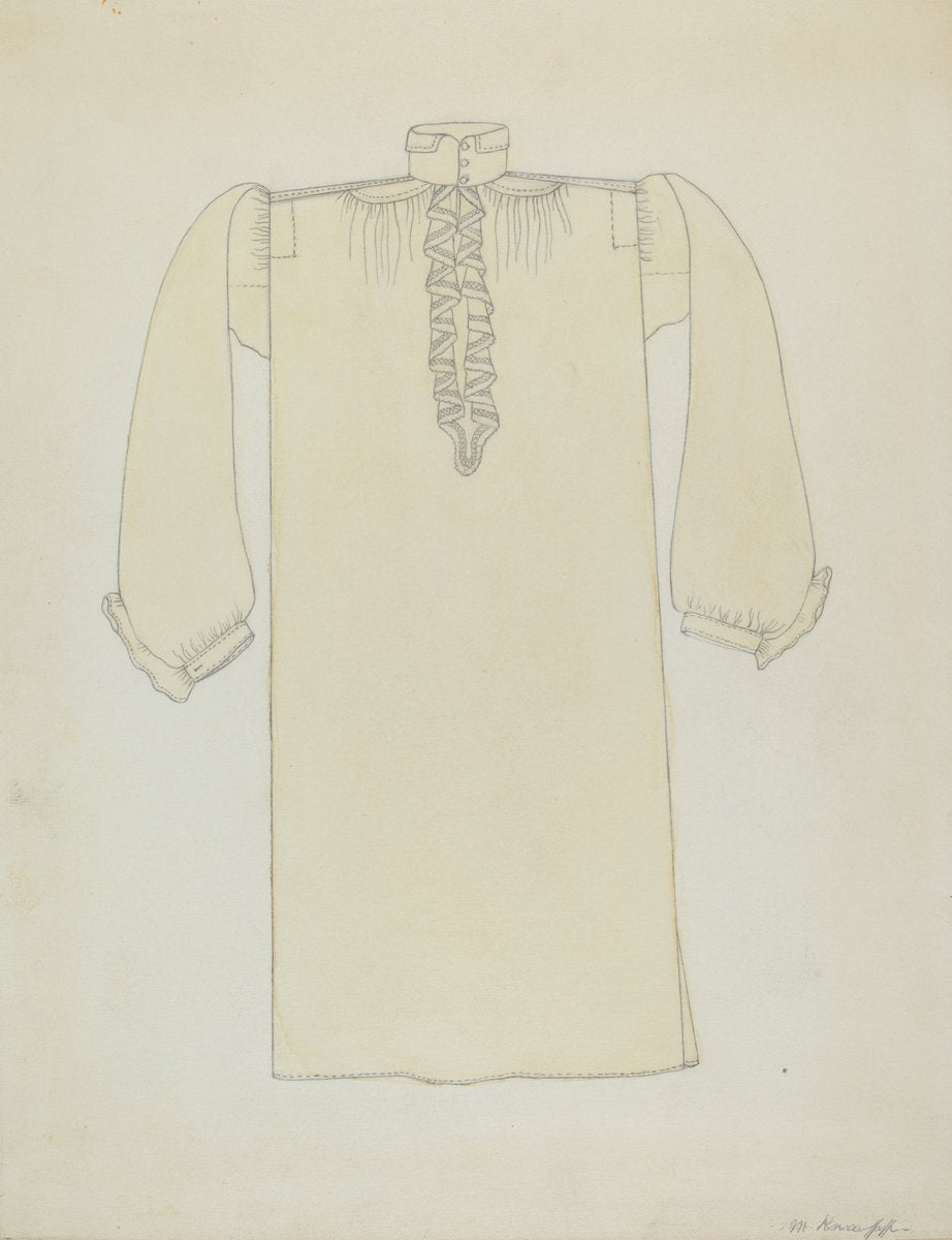 Man's Shirt by Margaret Knapp (American, active c. 1935), 16X12"(A3)Poster Print