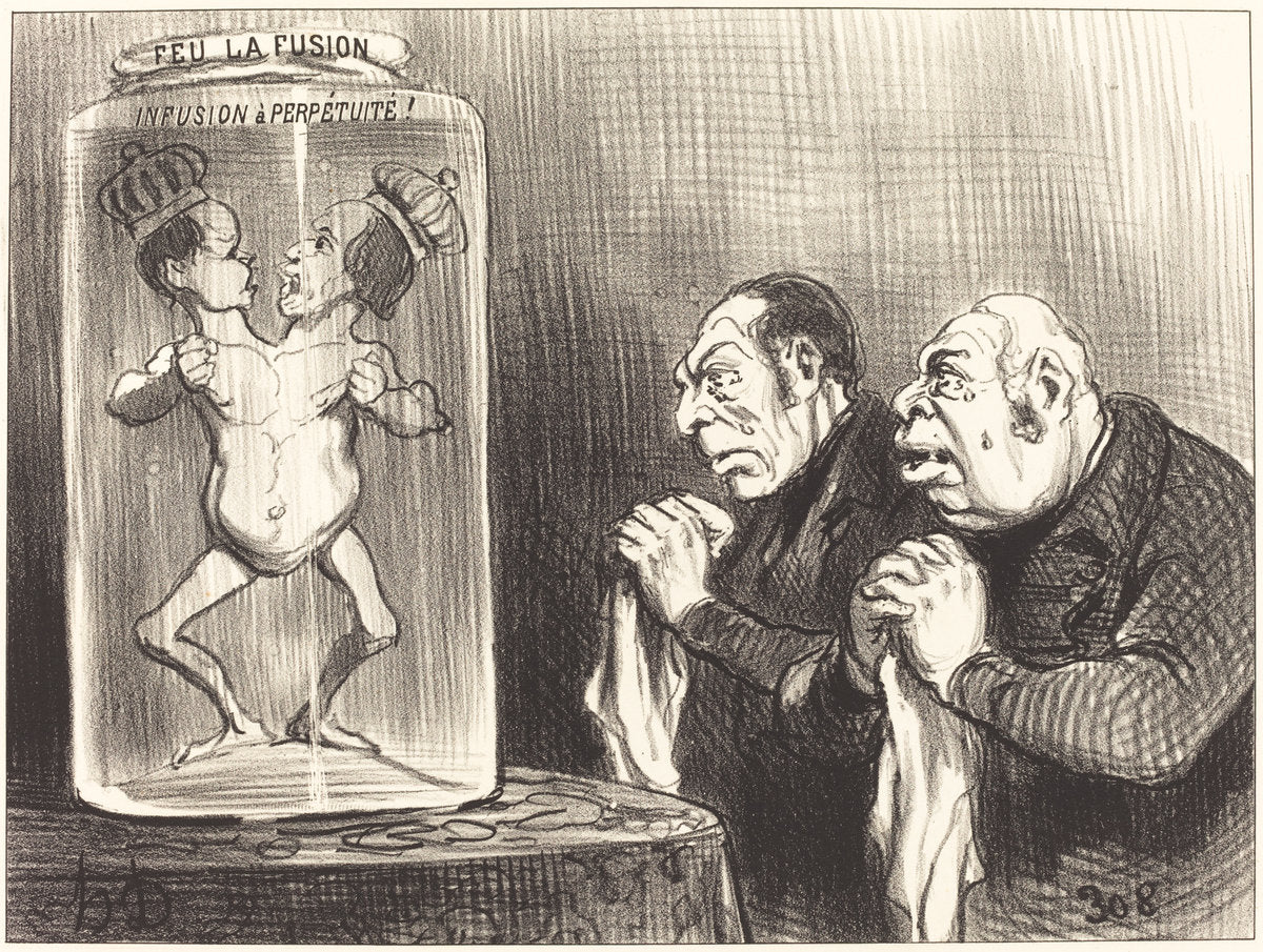 Regrets Superflus! by Honoré Daumier (French, 1808 - 1879), 16X12"(A3)Poster Print