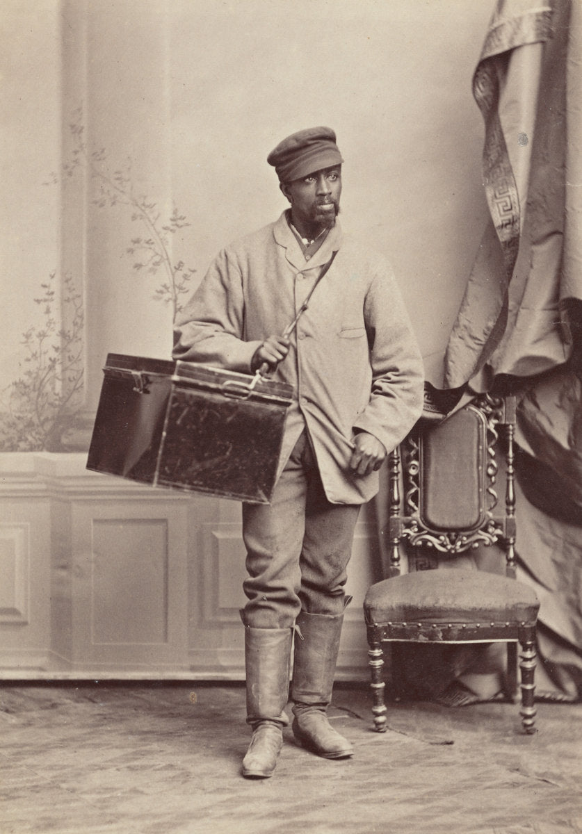 Portrait of a Man [verso] by George K. Warren (American, 1834 - 1884), 16X12"(A3)Poster Print