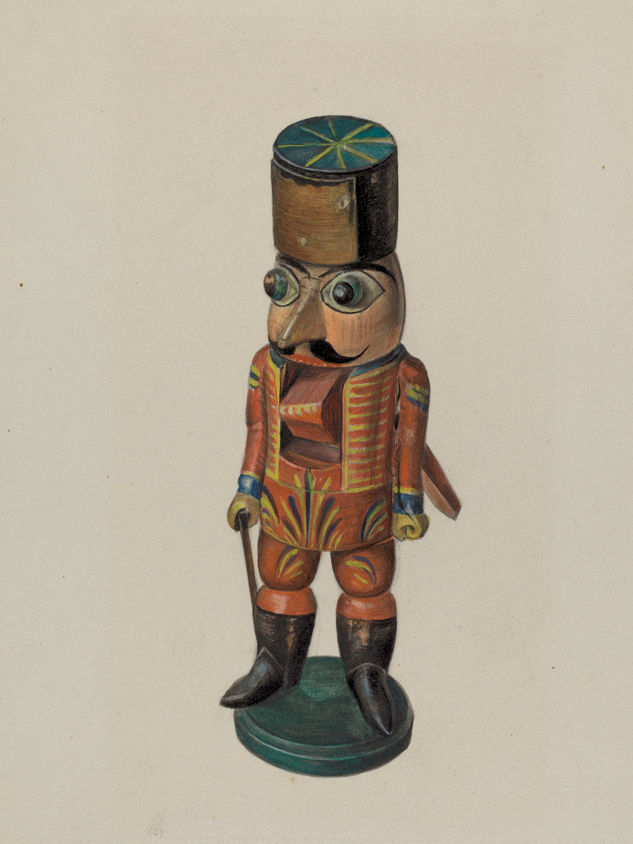 Nutcracker by Mina Lowry (American, 1894 - 1942), 16X12"(A3)Poster Print