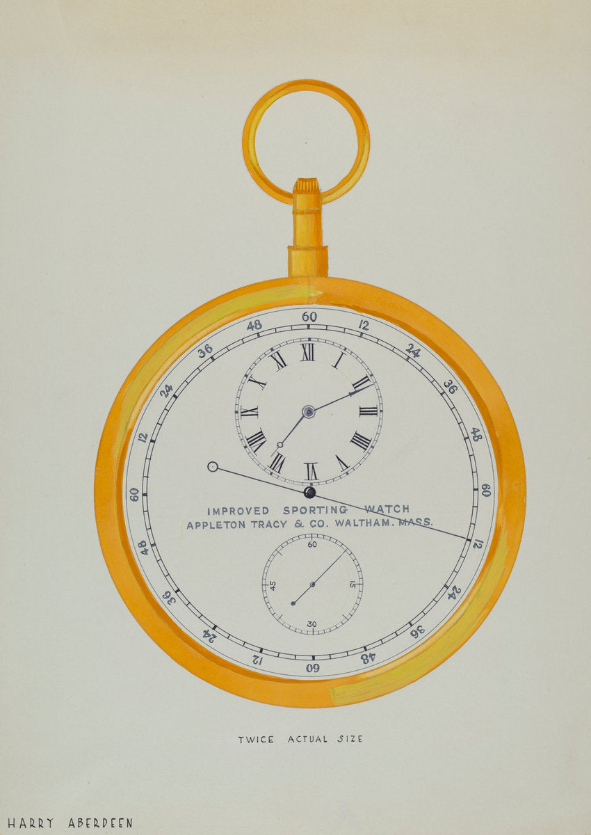 Sporting Watch by Harry G. Aberdeen (American, active c. 1935), 16X12"(A3)Poster Print
