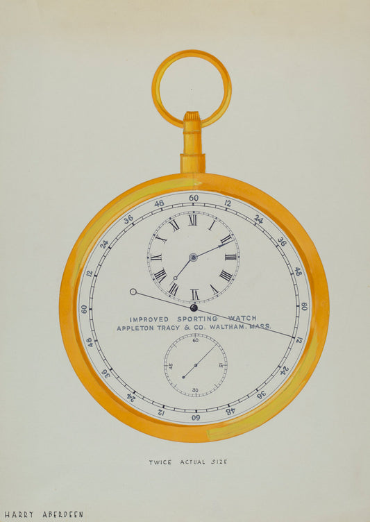Sporting Watch by Harry G. Aberdeen (American, active c. 1935), 16X12"(A3)Poster Print