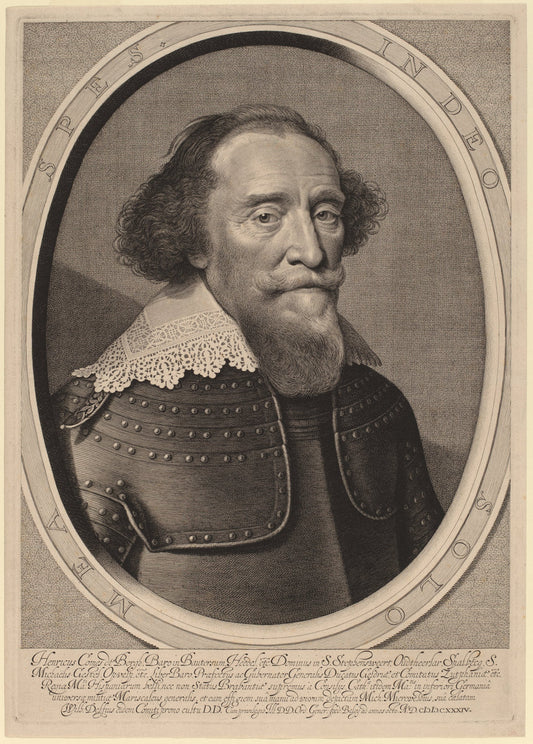 Henry, Count de Bergh by Willem Jacobsz Delff after Michiel van Miereveld (Dutch, 1580 - 1638), 16X12"(A3)Poster Print