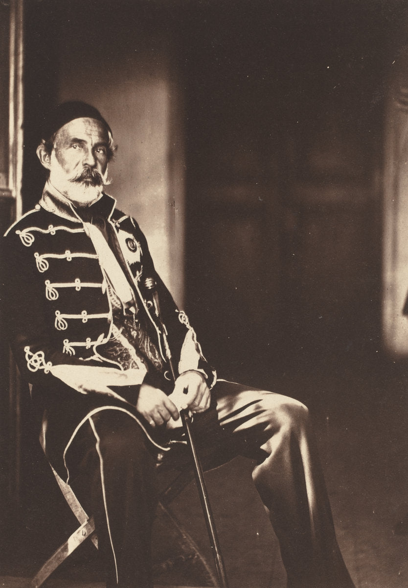 Omar Pacha by Roger Fenton (British, 1819 - 1869), 16X12"(A3)Poster Print