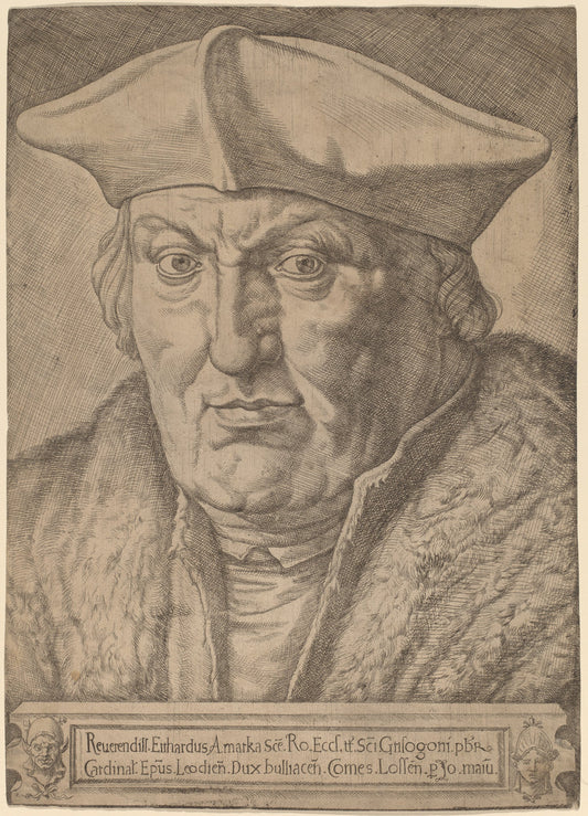 Erard de la Marck by Jan Cornelisz Vermeyen (Netherlandish, c. 1500 - c. 1559), 16X12"(A3)Poster Print