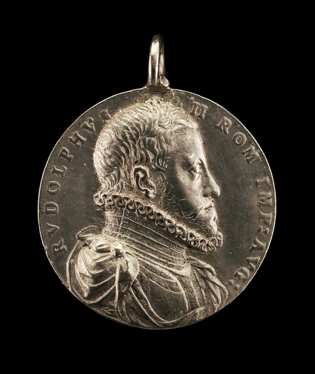 Rudolph II, 1552-1612, Holy Roman Emperor 1576 [obverse] by Antonio Abondio (Italian, 1538 - 1591), 16X12"(A3)Poster Print