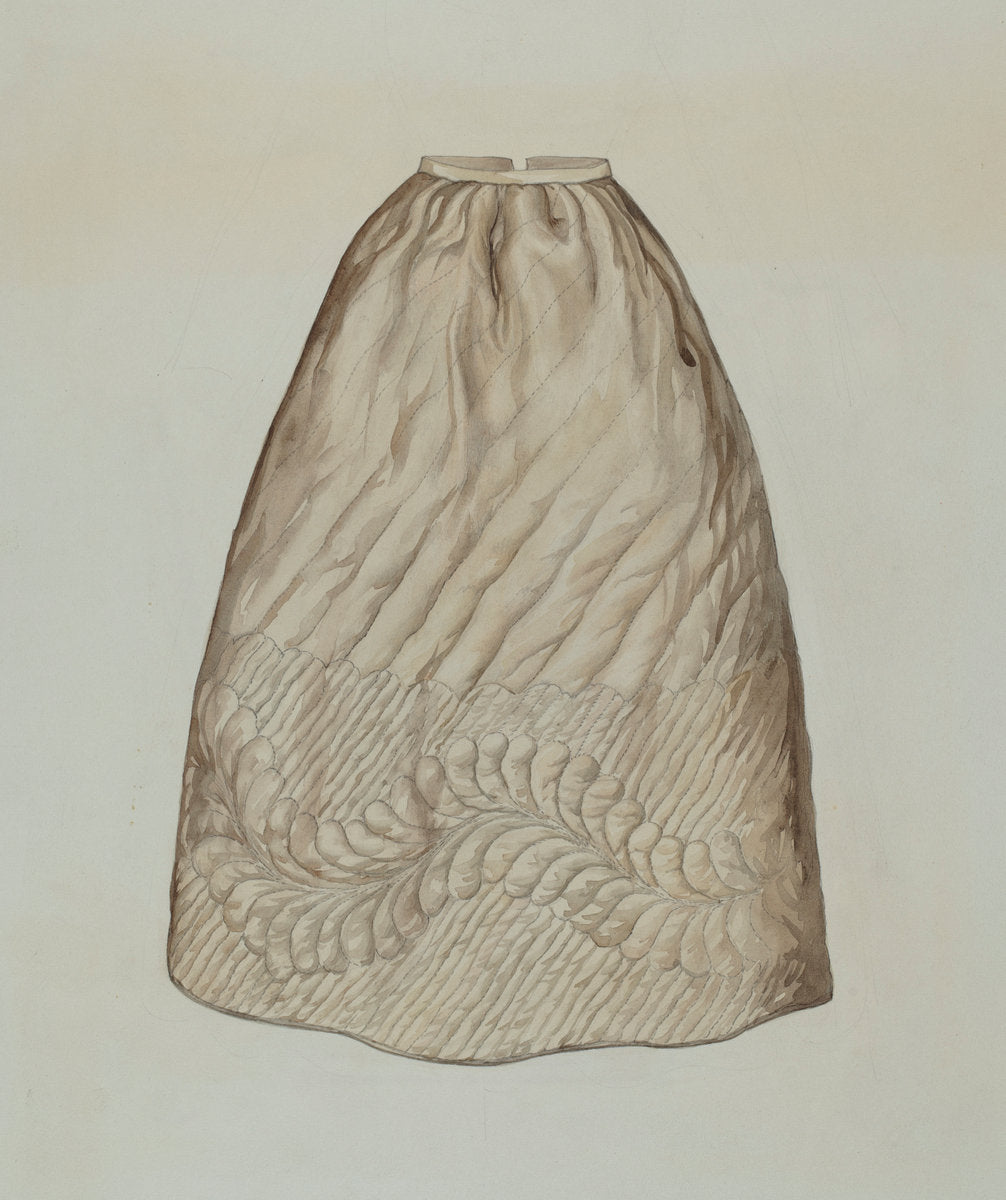 Skirt by Lillian Causey (American, active c. 1935), 16X12"(A3)Poster Print