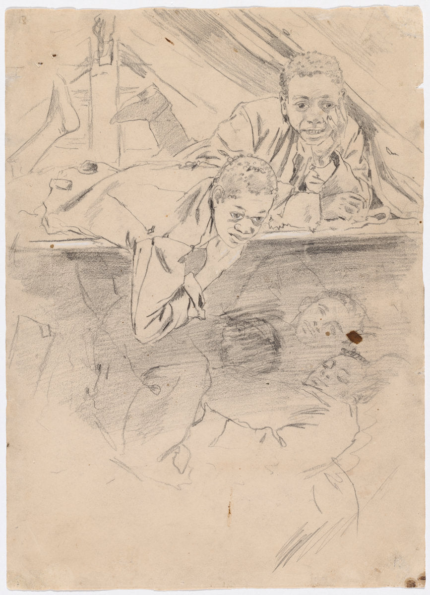 Study for "Army Boots" [verso] by Winslow Homer (American, 1836 - 1910), 16X12"(A3)Poster Print