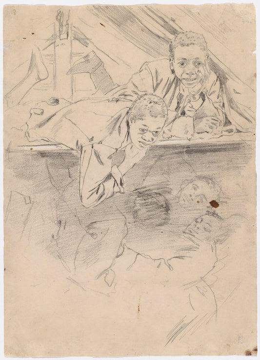 Study for "Army Boots" [verso] by Winslow Homer (American, 1836 - 1910), 16X12"(A3)Poster Print