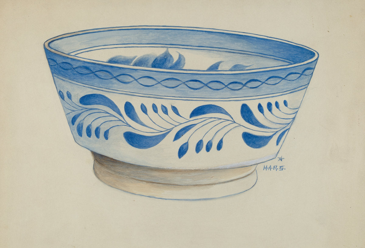 Fruit Bowl by Margaret Stottlemeyer (American, active c. 1935), 16X12"(A3)Poster Print