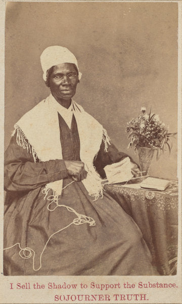 1864 by Unknown Photographer (Sojourner Truth), 16X12"(A3)Poster Print