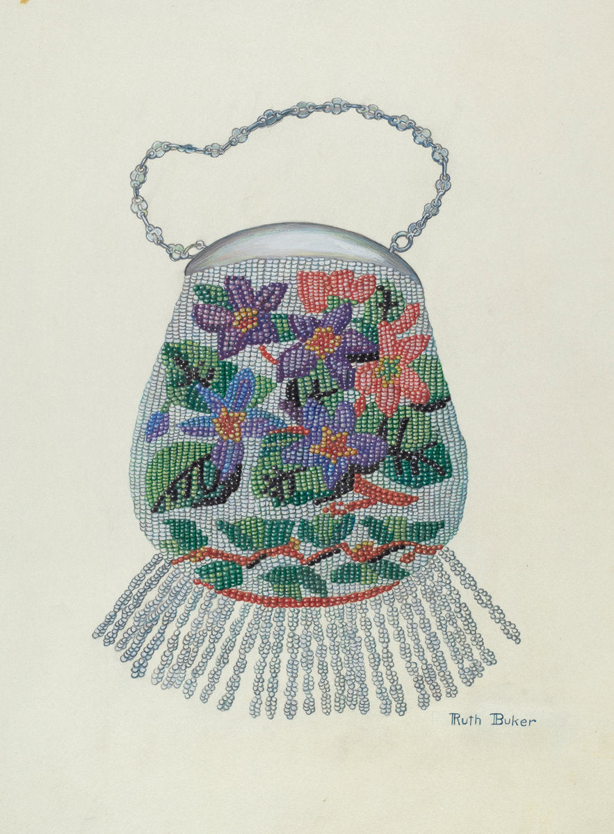 Purse by Ruth Buker (American, active c. 1935), 16X12"(A3)Poster Print