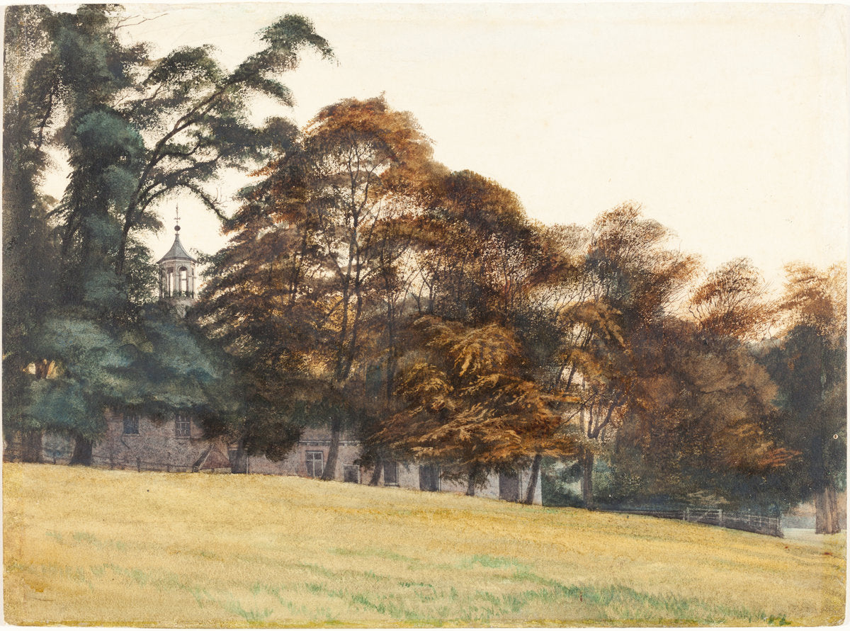 The Grounds at Castle Howard by George Howard, 9th earl of Carlisle (British, 1843 - 1911), 16X12"(A3)Poster Print