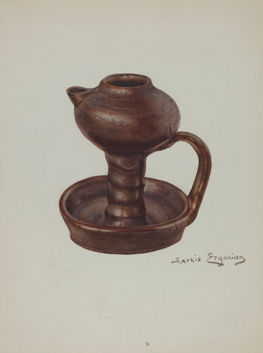 Grease Lamp by Sarkis Erganian (American, active c. 1935), 16X12"(A3)Poster Print