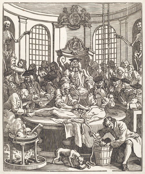 The Reward of Cruelty by John Bell, after William Hogarth (British, active 1750s), 16X12"(A3)Poster Print