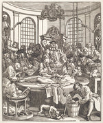 The Reward of Cruelty by John Bell, after William Hogarth (British, active 1750s), 16X12"(A3)Poster Print