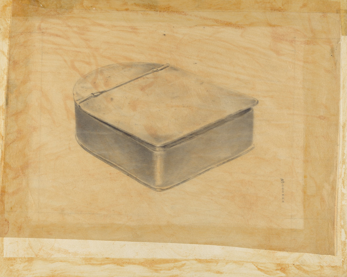 Pewter Box by Harry Goodman (American, active c. 1935), 16X12"(A3)Poster Print
