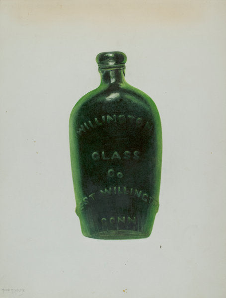 Liberty Glass Bottle by Maud M. Holme (American, active c. 1935), 16X12"(A3)Poster Print