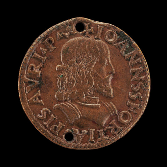 15th century by Pesarese 15th Century (Giovanni Sforza, 1466-1510, Lord of Pesaro [obverse]), 16X12"(A3)Poster Print