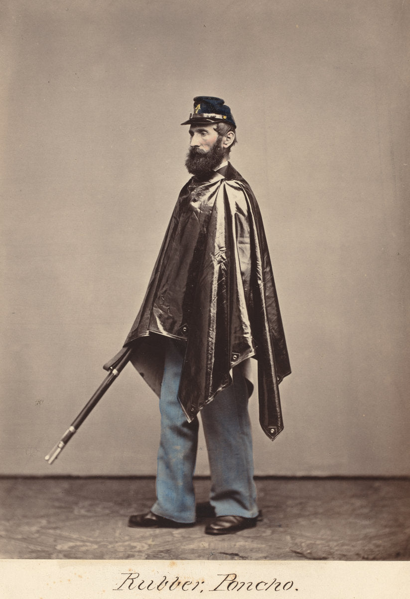 Rubber Poncho by O.H. Willard's Galleries (American, 1828 - 1875), 16X12"(A3)Poster Print