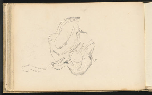 Pelicans by Paul Cézanne (French, 1839 - 1906), 16X12"(A3)Poster Print