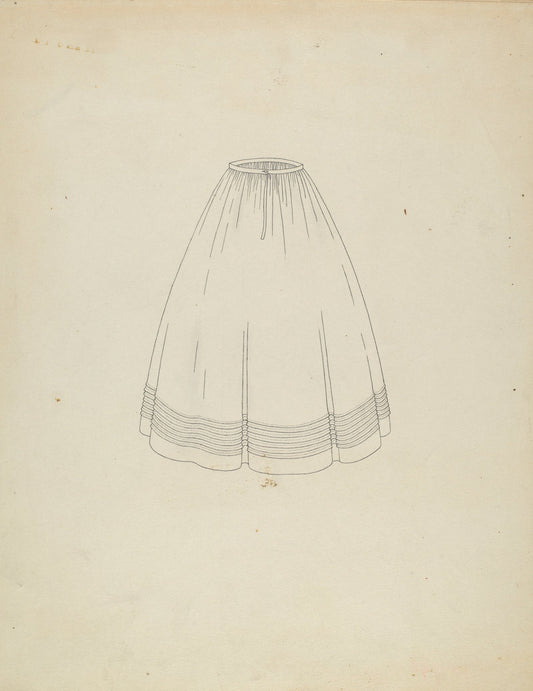 Petticoat by Gertrude Lemberg (American, active c. 1935), 16X12"(A3)Poster Print