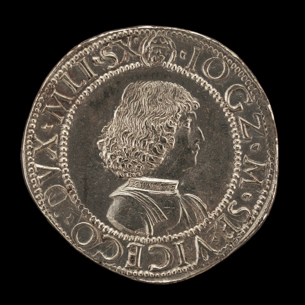 16th century by Milanese 16th Century (Giangaleazzo Maria Sforza, 1469-1494, 6th Duke of Milan 1476 [obverse]), 16X12"(A3)Poster Print