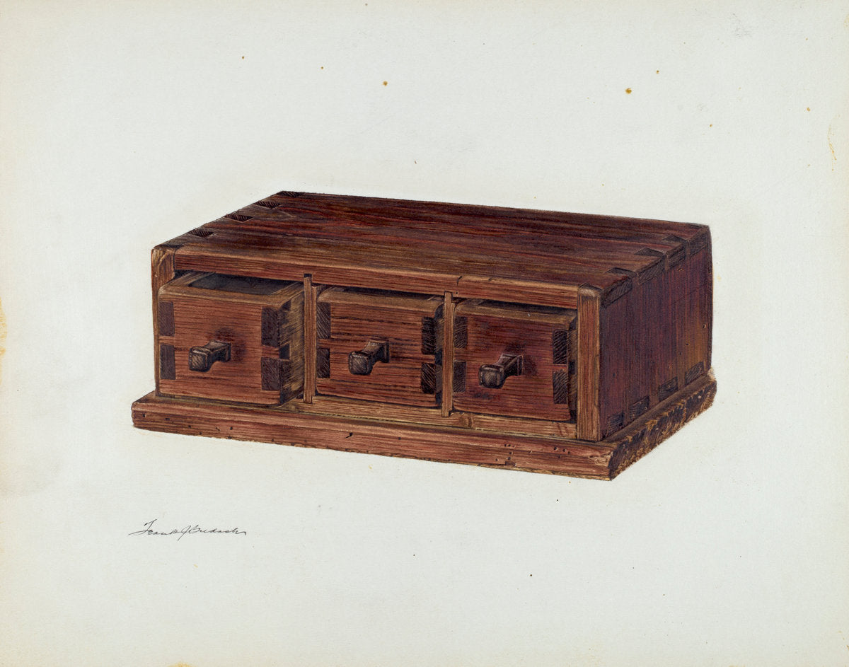 Spice Box by Frank Budash (American, active c. 1935), 16X12"(A3)Poster Print