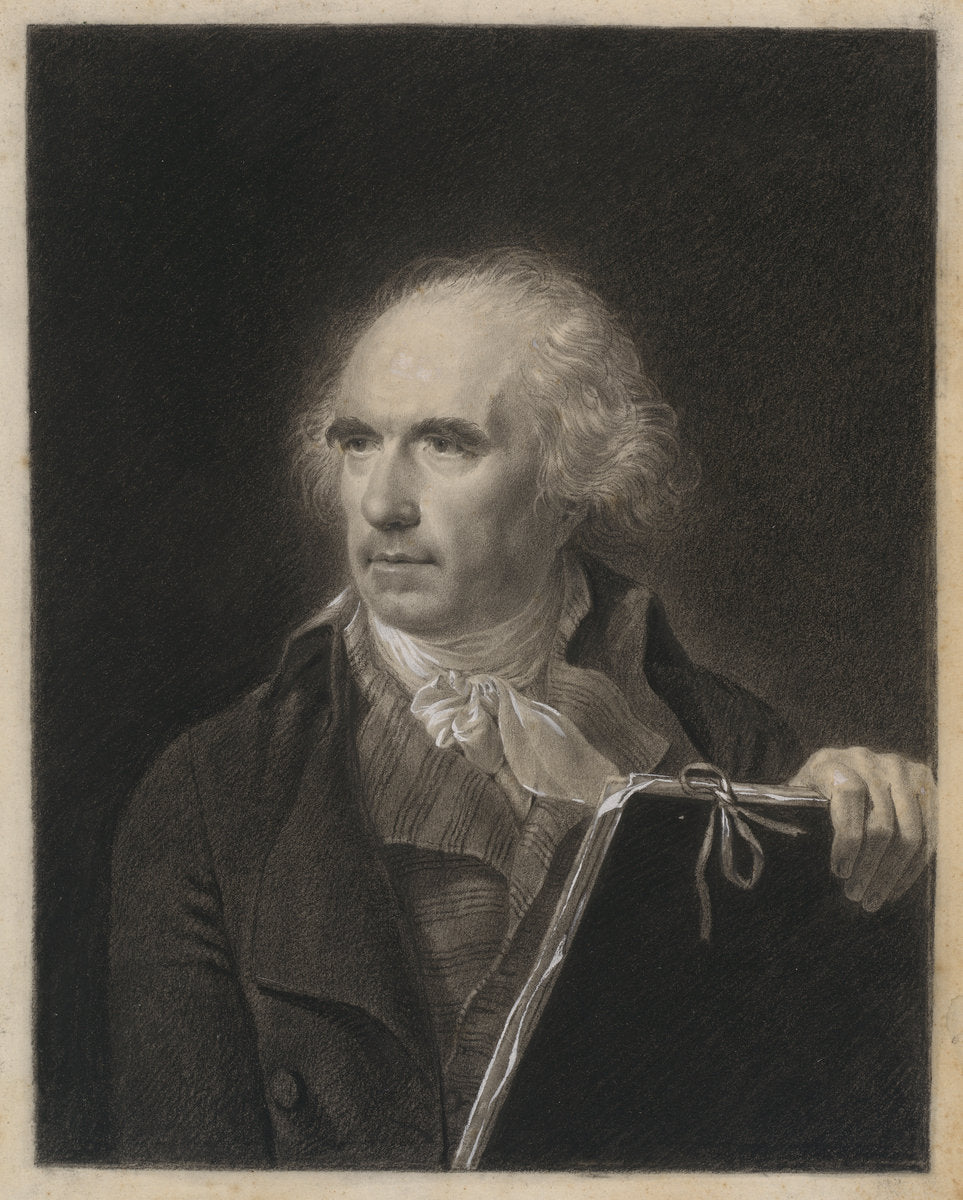 Hubert Robert by Jean-Baptiste Isabey (French, 1767 - 1855), 16X12"(A3)Poster Print